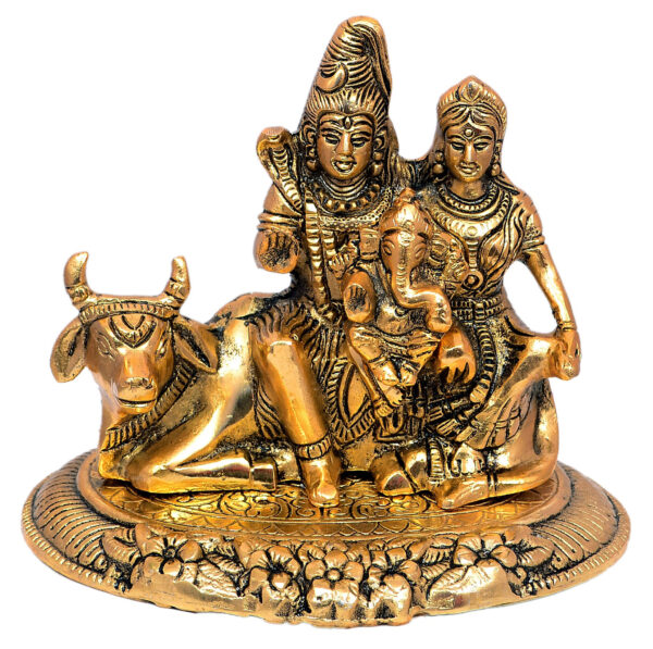 Nexplora Industries Pvt. Ltd. Metal Shiv Parivar Murti Idol, Shiva ...